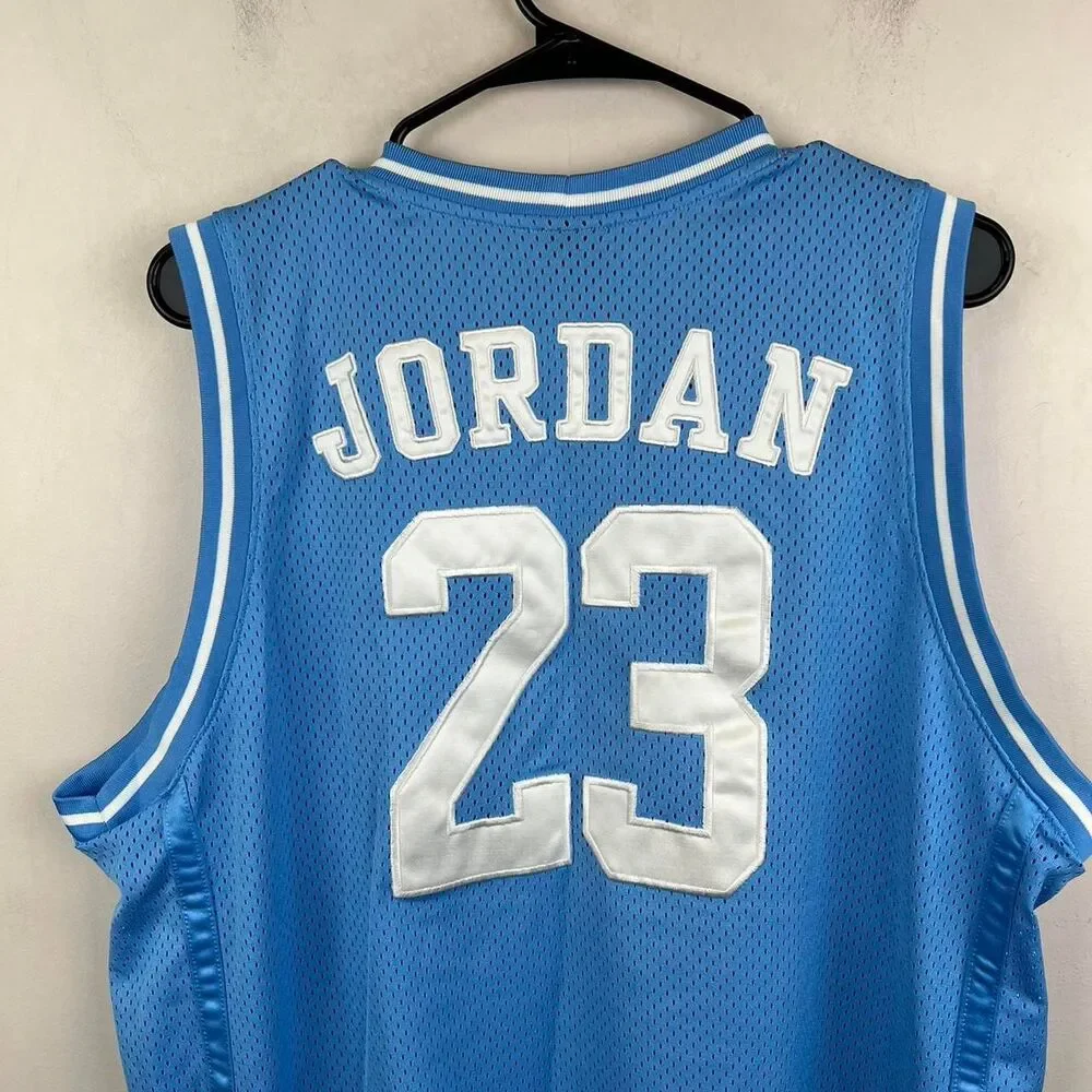 Air Jordan Blue Basketball Jersey Size L
